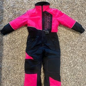 Team Arctic Kids Pink and Black Jacket & Coat